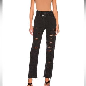 Agolde Criss Cross Straight in Feverish